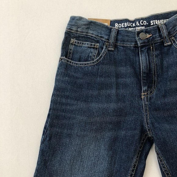 Roebuck & Co. Jeans Boys Straight Leg Denim Pants Size 14 (28x29) 100% Cotton - Picture 6 of 14